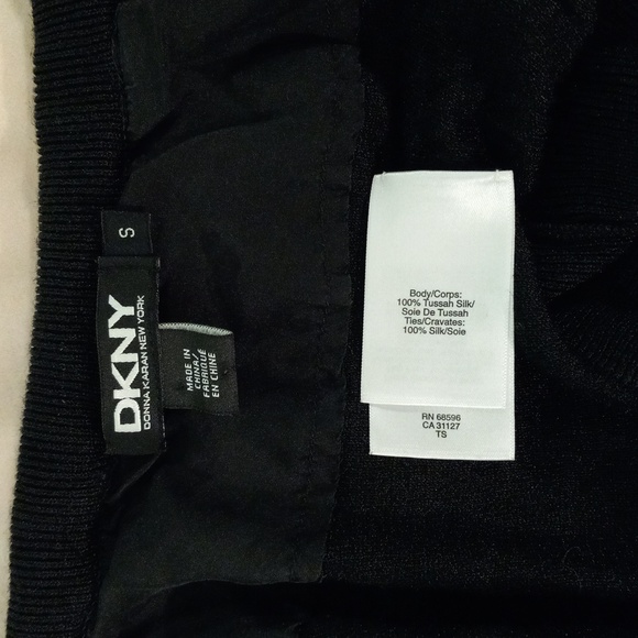 DKNY Silk Tie Front Cardigan | US S - Picture 4 of 4